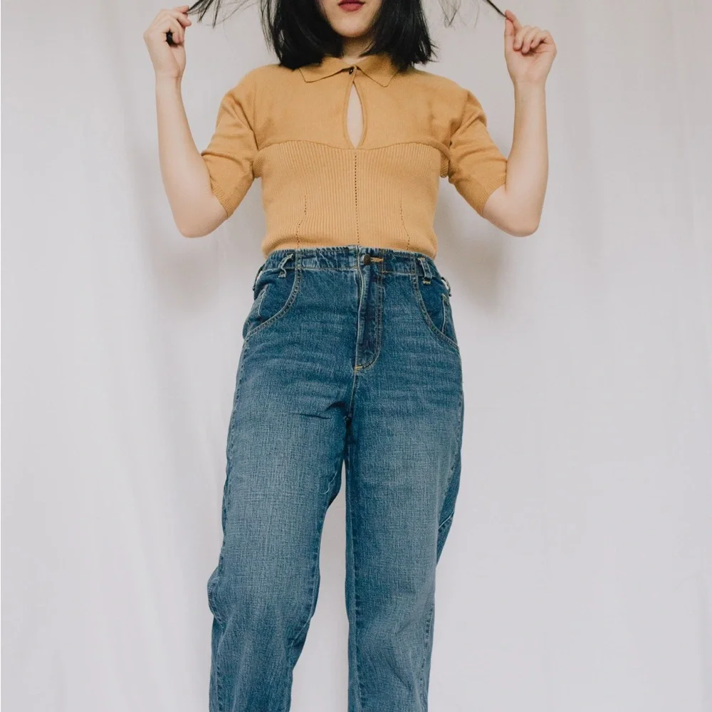 NWT Rachel Comey knit keyhole top - Picture 3 of 11